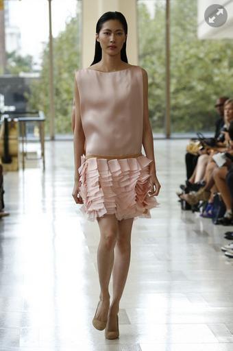 Nguyễn Thị Hằng. Ảnh. George Chinsee. >>Clip: Lộ thí sinh Next Top Model tại Tuần lễ Thời trang Xuân New York