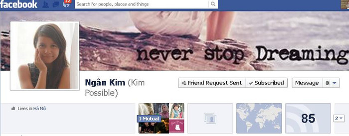 Facebook của em Cù Thị Kim Ngân. Facebook của em Cù Thị Kim Ngân.