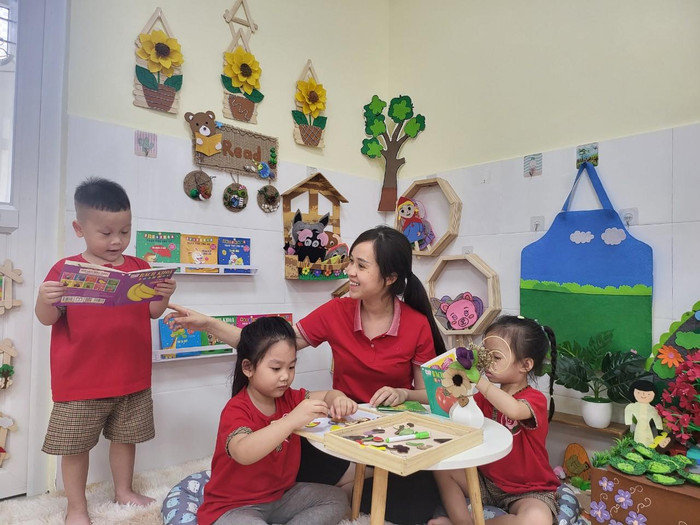 Học sinh Trường Mẫu giáo Kim Đồng 1 (quận Lê Chân, Hải Phòng) được chăm sóc, giáo dục tốt (Ảnh: Lã Tiến) Học sinh Trường Mẫu giáo Kim Đồng 1 (quận Lê Chân, Hải Phòng) được chăm sóc, giáo dục tốt (Ảnh: Lã Tiến)