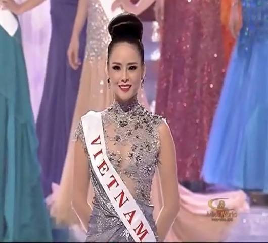 Hình ảnh Lại Hương Thảo trong đêm chung kết Hoa hậu thế giới 2013 Hình ảnh Lại Hương Thảo trong đêm chung kết Hoa hậu thế giới 2013