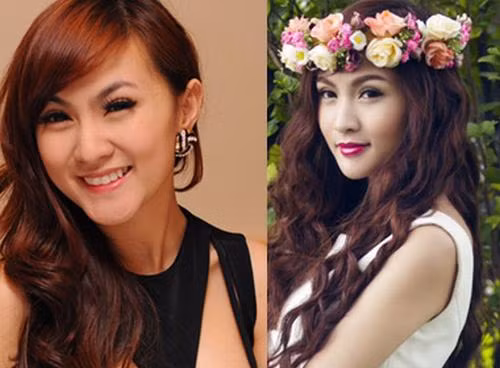 Kelly khi chưa phẫu thuật (hình phải) và sau khi phẫu thuật cằm bị hỏng ( hình trái)