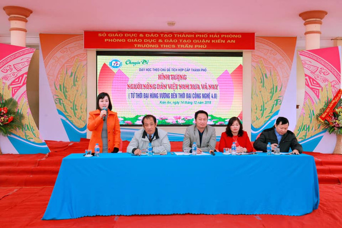 Chuyên đề của Trường Trung học cơ sở Trần Phú được các ngành, các nhà trường đánh giá cao (Ảnh: CTV) Chuyên đề của Trường Trung học cơ sở Trần Phú được các ngành, các nhà trường đánh giá cao (Ảnh: CTV)