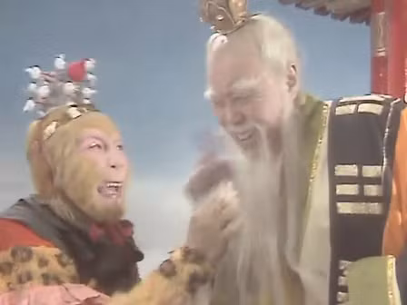 Cách diễn của nghệ sĩ Trịnh Dung vừa làm toát lên chân dung một Thái Thượng Lão Quân vừa tôn kính lại vừa hài hước.