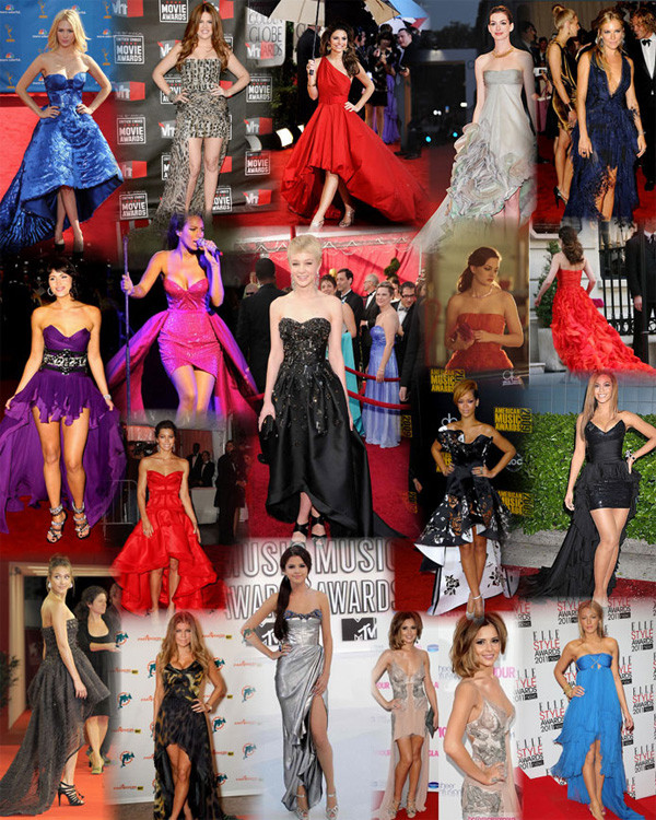 Mỗi người môt vẻ, một phong cách ấn tượng với váy mullet. (Ảnh: ngoisao) Xem thêm: Bộ sưu tập váy xinh chào hè 2012/ Thời trang sao Việt/ Thời trang sao Hàn,