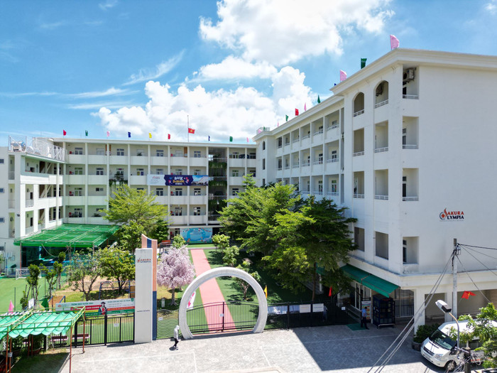 Trường Tiểu học, Trung học Cơ sở và Trung học Phổ thông Olympia (Đà Nẵng). Ảnh: website nhà trường. dji_0321.jpg
