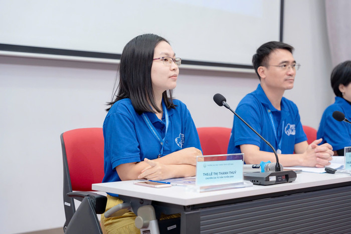 Thạc sĩ Lê Thị Thanh Thủy, cán bộ tuyển sinh tại Trường Đại học Y khoa Tokyo Việt Nam. (Ảnh: NVCC) z6440825057194_9432eec06059c6a2e5b32e177b39f9a4.jpg