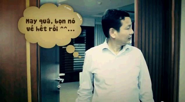 Hình ảnh "diễn viên" Trương Gia Bình trong bộ phim của GS Xoay. Hình ảnh "diễn viên" Trương Gia Bình trong bộ phim của GS Xoay.