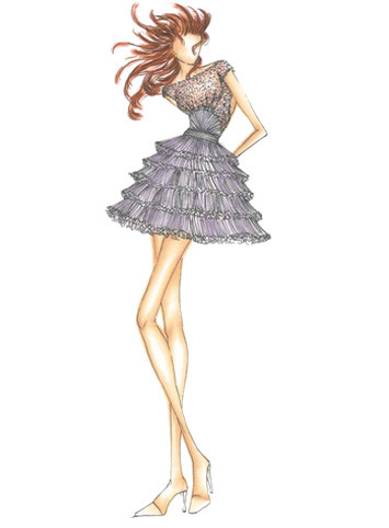 7. Màu hoa chuông: Màu tím nhạt của hoa đinh hương trên nền xám đã tạo nên sự tinh tế và độc đáo trong bảng màu thời trang. Bạn hãy kết hợp sắc màu này với gam trắng hoặc đen nhé! Xem thêm: Thời trang công sở/ Váy xinh chào hè 2012