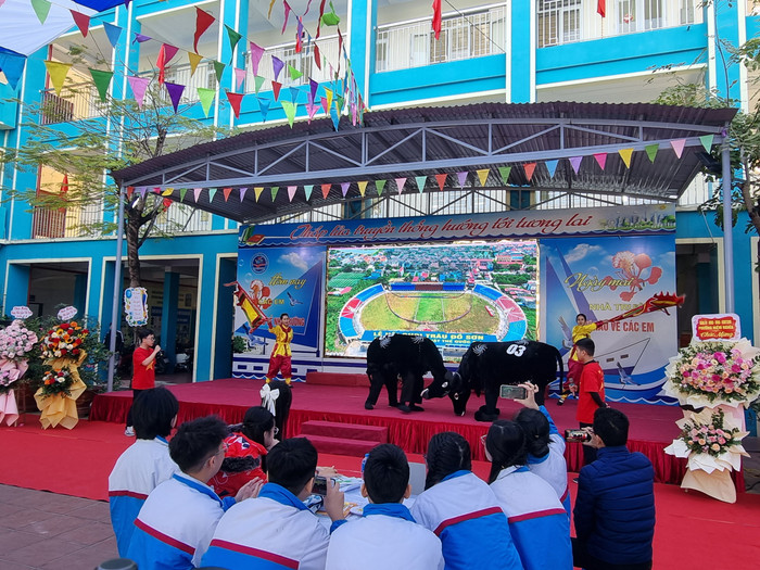 Phần chơi tìm hiểu lễ hội Chọi trâu Đồ Sơn - Hải Phòng (Ảnh: LT) Phần chơi tìm hiểu lễ hội Chọi trâu Đồ Sơn - Hải Phòng (Ảnh: LT)