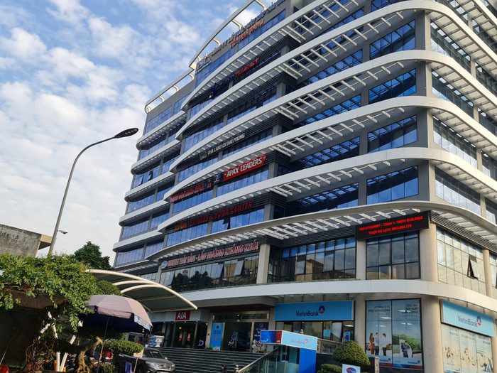 Trung tâm Ngoại ngữ Apax Leaders tại tầng 4 toà nhà Taiyo, phường Hạ Lý, quận Hồng Bàng, Hải Phòng (Ảnh: Lã Tiến)