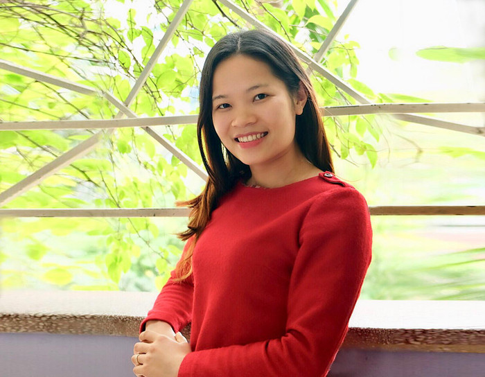 Cô Nghiêm Thị Thu Trang - Giáo viên dạy môn Giáo dục kinh tế và Pháp luật Trường trung học phổ thông Nguyễn Bỉnh Khiêm (Cầu Giấy, Hà Nội). Ảnh: NVCC.