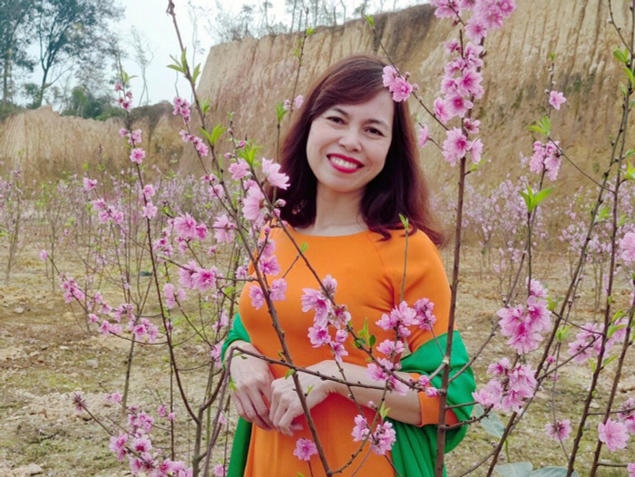 Nhà giáo Phùng Thị Cẩm Giang – Hiệu trưởng Trường Trung học cơ sở Sa Đéc, thị xã Phú Thọ (tỉnh Phú Thọ). Ảnh: NVCC.