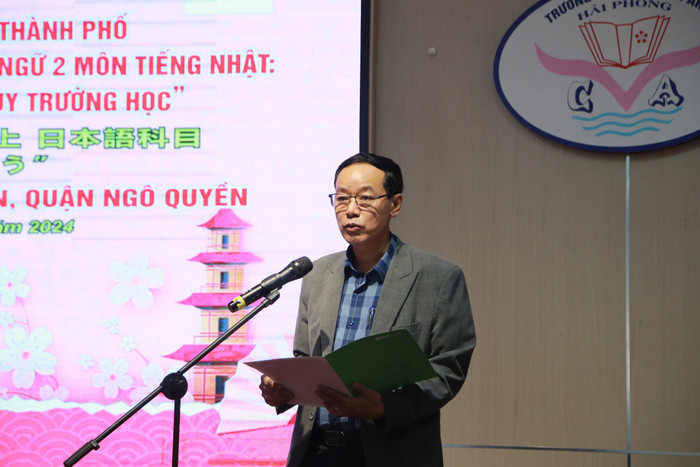 Ông Phạm Quốc Hiệu – Phó giám đốc Sở Giáo dục và Đào tạo phát biểu khai mạc chuyên đề (Ảnh: LT) GDVN_thcs-cva-2.jpg