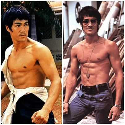 Nam tài tử võ thuật Lý Tiểu Long.