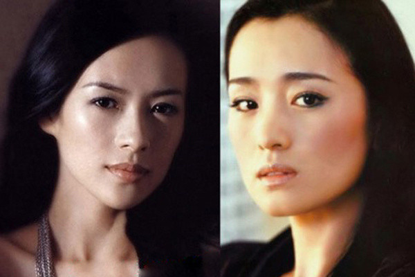 Chương Tử Di và Củng Lợi, 2 mỹ nhân hàng đầu Trung Quốc, tiểu Hoa đán và đại Hoa đán. Giữa hai người đều có dung mạo giống nhau đến 80% và thường được mọi người đem ra so sánh.