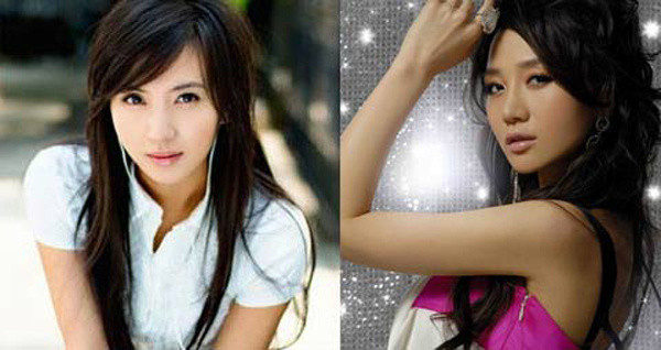 Nữ ca sĩ A Đóa và diễn viên Đại lục Trần Hảo.