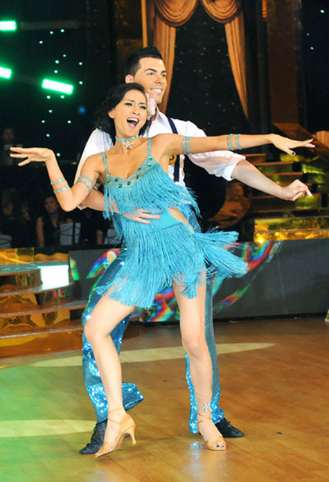 Từng tham gia 'Bước nhảy Hoàn Vũ', Ngô Thanh Vân cũng sung sức không kém bất cứ thí sinh nào. Và gương mặt biểu cảm... tột độ có lẽ luôn là ưu điểm của cô nàng! Từng tham gia 'Bước nhảy Hoàn Vũ', Ngô Thanh Vân cũng sung sức không kém bất cứ thí sinh nào. Và gương mặt biểu cảm... tột độ có lẽ luôn là ưu điểm của cô nàng!