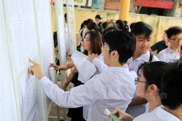 Điểm chuẩn tuyển sinh vào lớp 10 tại Hải Phòng, cao nhất là 50 điểm Điểm chuẩn tuyển sinh vào lớp 10 tại Hải Phòng, cao nhất là 50 điểm