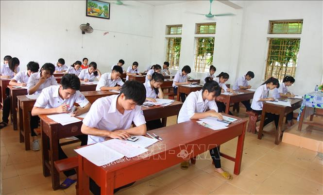 Các thí sinh làm bài trong kì thi Quốc gia. Ảnh minh họa TTXVN. Các thí sinh làm bài trong kì thi Quốc gia. Ảnh minh họa TTXVN.
