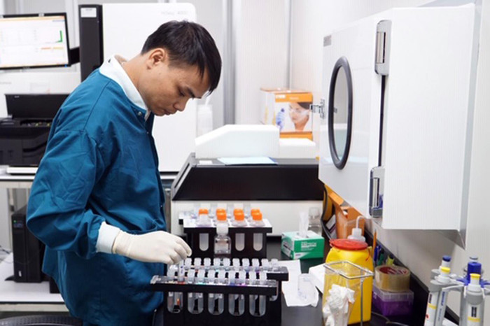 Phòng nghiên cứu gen - Viện nghiên cứu Tế bào gốc - công nghệ Gen Vinmec (VRISG). Ảnh: VOV. Phòng nghiên cứu gen - Viện nghiên cứu Tế bào gốc - công nghệ Gen Vinmec (VRISG). Ảnh: VOV.