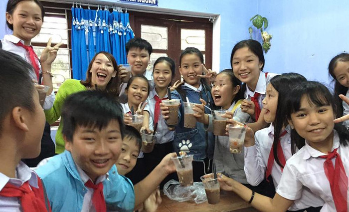 Giáo viên phải nghĩ rằng mình là người đi trước, biết trước học sinh một chút và mình truyền cái đó cho học sinh.Ảnh: Nhân vật cung cấp. Giáo viên phải nghĩ rằng mình là người đi trước, biết trước học sinh một chút và mình truyền cái đó cho học sinh.Ảnh: Nhân vật cung cấp.