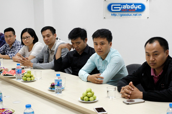 Các cán bộ, phóng viên của Báo điện tử Giáo dục Việt Nam. Ảnh: Tùng Dương. Các cán bộ, phóng viên của Báo điện tử Giáo dục Việt Nam. Ảnh: Tùng Dương.