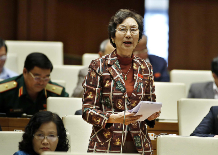 Bà Bùi Thị An - Đại biểu Quốc hội khóa 13. Ảnh TD Bà Bùi Thị An - Đại biểu Quốc hội khóa 13. Ảnh TD