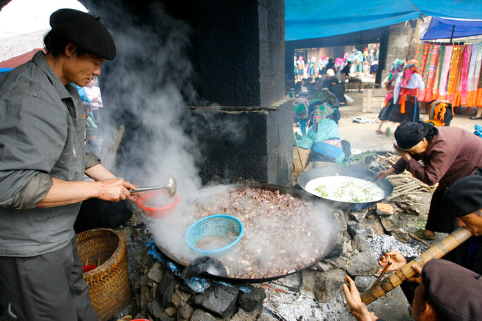 Chảo thắng cố là đặc sản của Hà Giang. Ảnh: Tùng Dương. Chảo thắng cố là đặc sản của Hà Giang. Ảnh: Tùng Dương.