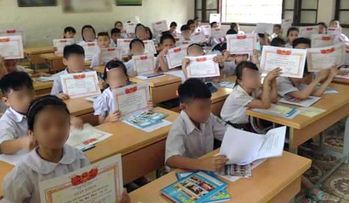 Báo cáo kêu như chuông, như là niềm tự hào. Điểm mười do bệnh thành tích mà ra.Ảnh minh họa: vov. Báo cáo kêu như chuông, như là niềm tự hào. Điểm mười do bệnh thành tích mà ra.Ảnh minh họa: vov.