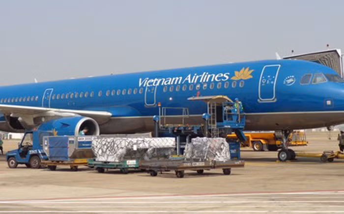 Vận chuyển hàng hóa của hãng hàng không Quốc gia Việt Nam (Vietnam Airlines). Ảnh: Vietnam Airlines. Vận chuyển hàng hóa của hãng hàng không Quốc gia Việt Nam (Vietnam Airlines). Ảnh: Vietnam Airlines.