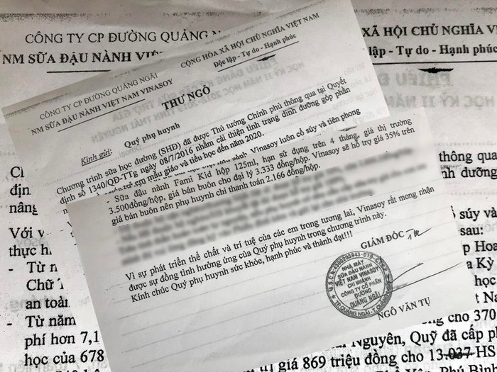 Có hay không việc Sở Giáo dục và Đào tạo tỉnh Thái Nguyên đã chỉ đạo các Phòng Giáo dục, các trường, giúp Nhà máy sữa đậu nành Việt Nam Vinasoy bán sữa vào trường học? Ảnh: Tùng Dương. Có hay không việc Sở Giáo dục và Đào tạo tỉnh Thái Nguyên đã chỉ đạo các Phòng Giáo dục, các trường, giúp Nhà máy sữa đậu nành Việt Nam Vinasoy bán sữa vào trường học? Ảnh: Tùng Dương.