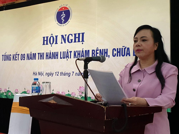 Bộ trưởng đề nghị cần nêu rõ những mặt đạt được, nhất là những hạn chế, bất cập của toàn bộ quá trình thi hành Luật. Ảnh: moh.gov.vn. Bộ trưởng đề nghị cần nêu rõ những mặt đạt được, nhất là những hạn chế, bất cập của toàn bộ quá trình thi hành Luật. Ảnh: moh.gov.vn.