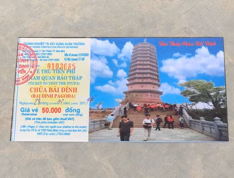 Đại gia Xuân Trường bán vé dân đi lễ Phật, sao lại đóng dấu Giáo hội Phật giáo? ảnh 4