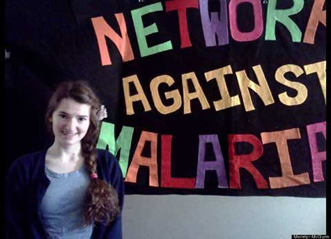 Madelyn McGlynn: Sau khi biết rằng cứ 30 giây lại có một trẻ em chết vì bệnh sốt rét, Madelyn McGlynn và 4 chị em gái của cô đã ngay lập tức hành động. Họ thành lập một tổ chức có tên là NETwork Against Malaria (Mạng lưới chống sốt rét). Ước tính có khoảng 34.500 người ở Uganda đã được cứu sống nhờ các chương trình nâng cao nhận thức của tổ chức này. Madelyn McGlynn: Sau khi biết rằng cứ 30 giây lại có một trẻ em chết vì bệnh sốt rét, Madelyn McGlynn và 4 chị em gái của cô đã ngay lập tức hành động. Họ thành lập một tổ chức có tên là NETwork Against Malaria (Mạng lưới chống sốt rét). Ước tính có khoảng 34.500 người ở Uganda đã được cứu sống nhờ các chương trình nâng cao nhận thức của tổ chức này.