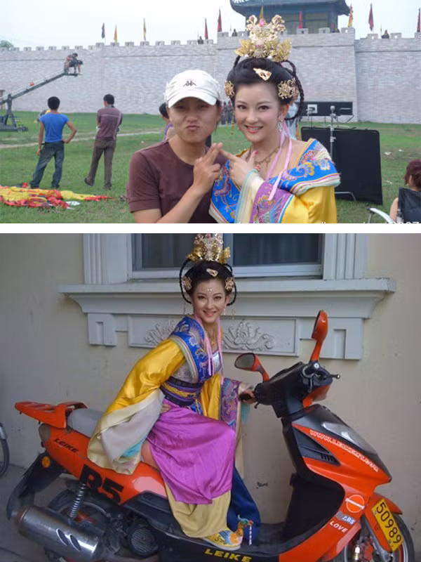 Nữ diễn viên Hoàng Quyên trong tạo hình công chúa Thái Bình.