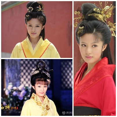 Ô Tĩnh Tĩnh trong phim Tây Thi bí sử, 2012.