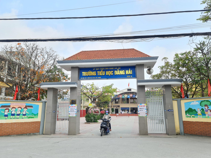 Khu A Trường Tiểu học Đằng Hải sẽ được chuyển đổi cho Trường Trung học cơ sở Đằng Hải (Ảnh: Lã Tiến)