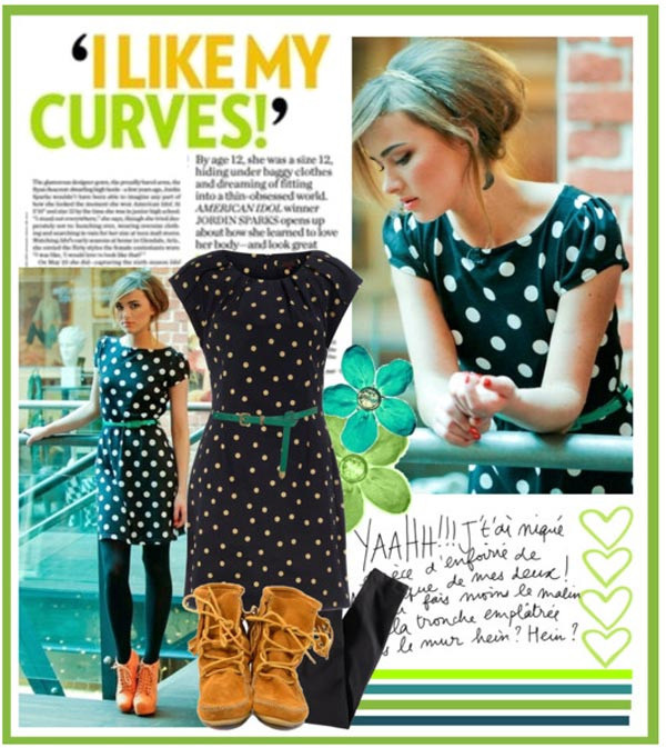 Đầm chấm bi cùng thắt lưng skinny màu xanh ngọc, phối cùng quần legging đen và đôi ủng buộc dây màu cam cực cá tính mà vẫn phong cách. Xem thêm: Bộ sưu tập váy xinh dành cho bạn gái hè 2012. Đầm chấm bi cùng thắt lưng skinny màu xanh ngọc, phối cùng quần legging đen và đôi ủng buộc dây màu cam cực cá tính mà vẫn phong cách. Xem thêm: Bộ sưu tập váy xinh dành cho bạn gái hè 2012.