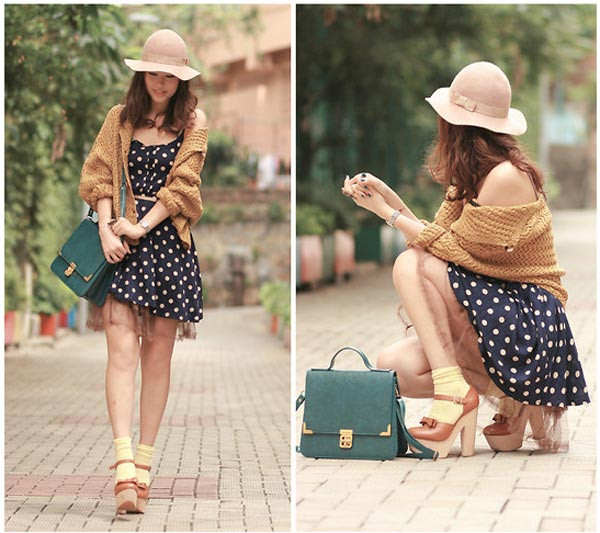 Đầm chấm bi mềm mại cùng tông màu cam nâu trung tính mang lại cho bạn vẻ cổ điển hiền dịu, đáng yêu. Xem thêm: Bộ sưu tập váy xinh dành cho bạn gái hè 2012. Đầm chấm bi mềm mại cùng tông màu cam nâu trung tính mang lại cho bạn vẻ cổ điển hiền dịu, đáng yêu. Xem thêm: Bộ sưu tập váy xinh dành cho bạn gái hè 2012.