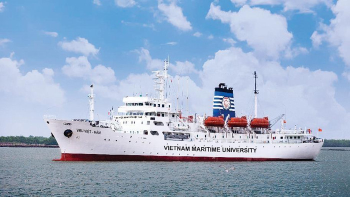 Tàu huấn luyện VMU Việt - Hàn (Ảnh: NTCC) Tàu huấn luyện VMU Việt - Hàn (Ảnh: NTCC)
