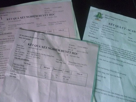 Kết quả xét nghiệm bệnh của Mỹ. Kết quả xét nghiệm bệnh của Mỹ.