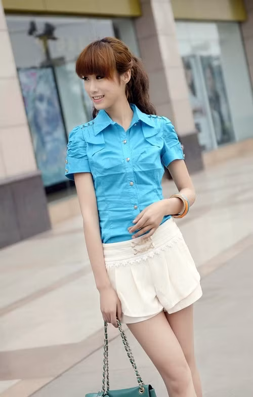 Hè năm nay hứa hẹn sẽ có một "cơn lốc" quần sooc cho teen girls, với nhiều kiểu dáng, màu sắc tuyệt đẹp. (Ảnh: X) Xem thêm: Bộ sưu tập những mẫu váy, áo tuyệt xinh cho teen girls hè này.