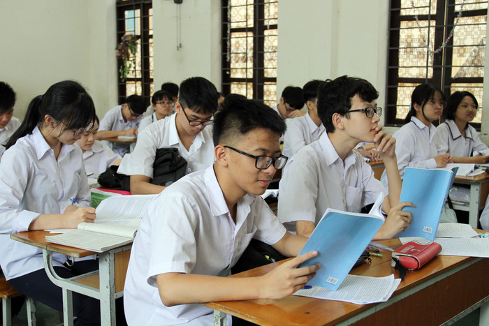 Trường Trung học cơ sở An Đà tập trung cho học sinh ôn tập nước rút (Ảnh: Lã Tiến) Trường Trung học cơ sở An Đà tập trung cho học sinh ôn tập nước rút (Ảnh: Lã Tiến)