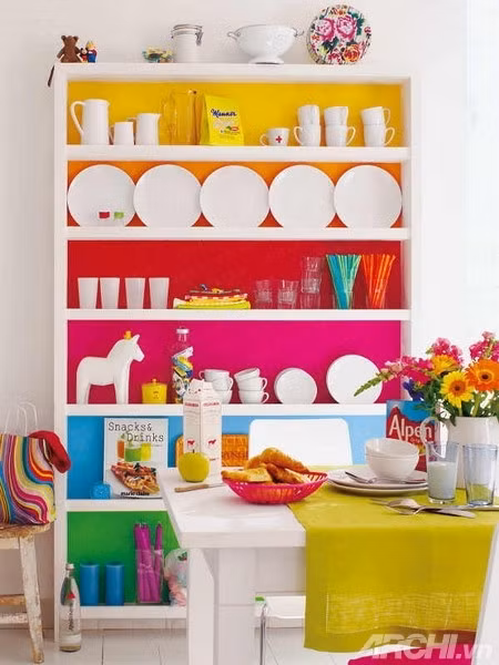 Nhưng cũng không được quá sặc sỡ màu mè. Ảnh minh họa.