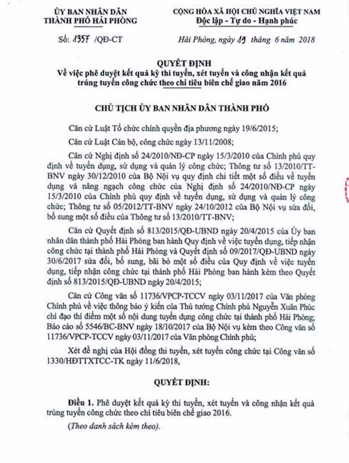 Có nhiều thí sinh trúng tuyển kỳ thi công chức tại Hải Phòng sử dụng chứng chỉ tiếng Anh bậc 2 "có vấn đề" (Ảnh minh họa của CTV)