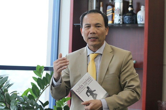 Tiến sĩ Nguyễn Tiến Luận, Hiệu trưởng Trường Đại học Nguyễn Trãi. (Ảnh: Ngọc Quang) Ảnh Ngọc Quang.jpg
