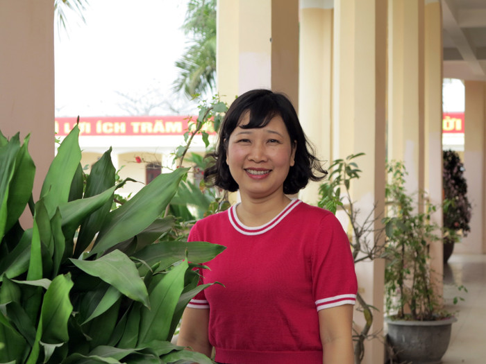 Cô giáo Nguyễn Thị Phong Lan (Ảnh: Lã Tiến) Cô giáo Nguyễn Thị Phong Lan (Ảnh: Lã Tiến)