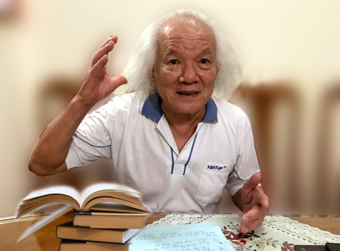 Thầy Nguyễn Văn Ngọc nói rằng, lôi kéo trẻ nhỏ vào sự việc xảy ra ở Trường Tiểu học Sài Sơn B là hành vi vô đạo đức và các cơ quan chức năng cần làm rõ việc này. Ảnh: Tùng Dương.