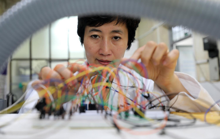 Phó giáo sư, Tiến sĩ Nguyễn Minh Tân: &quot;Kết quả công nghệ xanh - JEVA của tôi có thể nói tạm thành công sau hơn 6 năm nghiên cứu”. Ảnh: Trần Công Đạt.