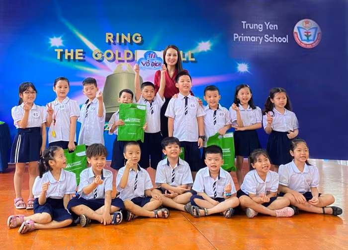 Cô Trang nói: "Tôi cũng xác định muốn xây dựng trường học hạnh phúc thì trước hết phải xây dựng lớp học hạnh phúc, điều quan trọng nhất là mỗi ngày đến trường, học sinh phải cảm thấy vui vẻ, hào hứng và thấy thật sự an toàn và được yêu thương". Ảnh: NVCC.
